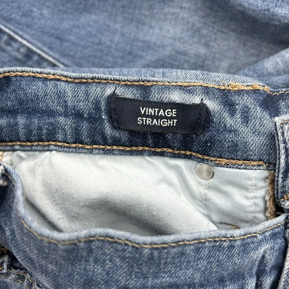 J Crew Vintage Straight‎ Jeans Womens Size 26 Two Tone